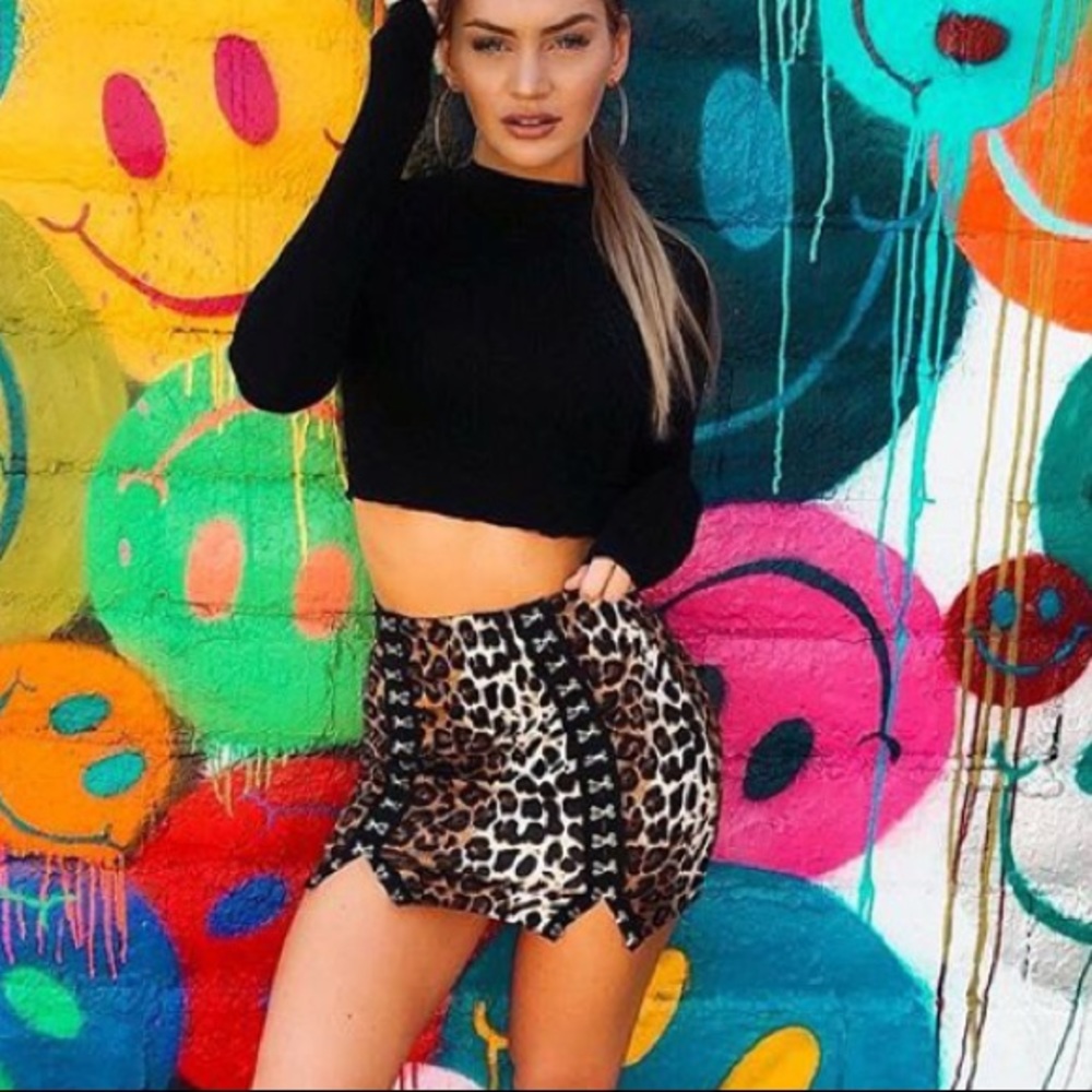 Cheetah Mini Skirt